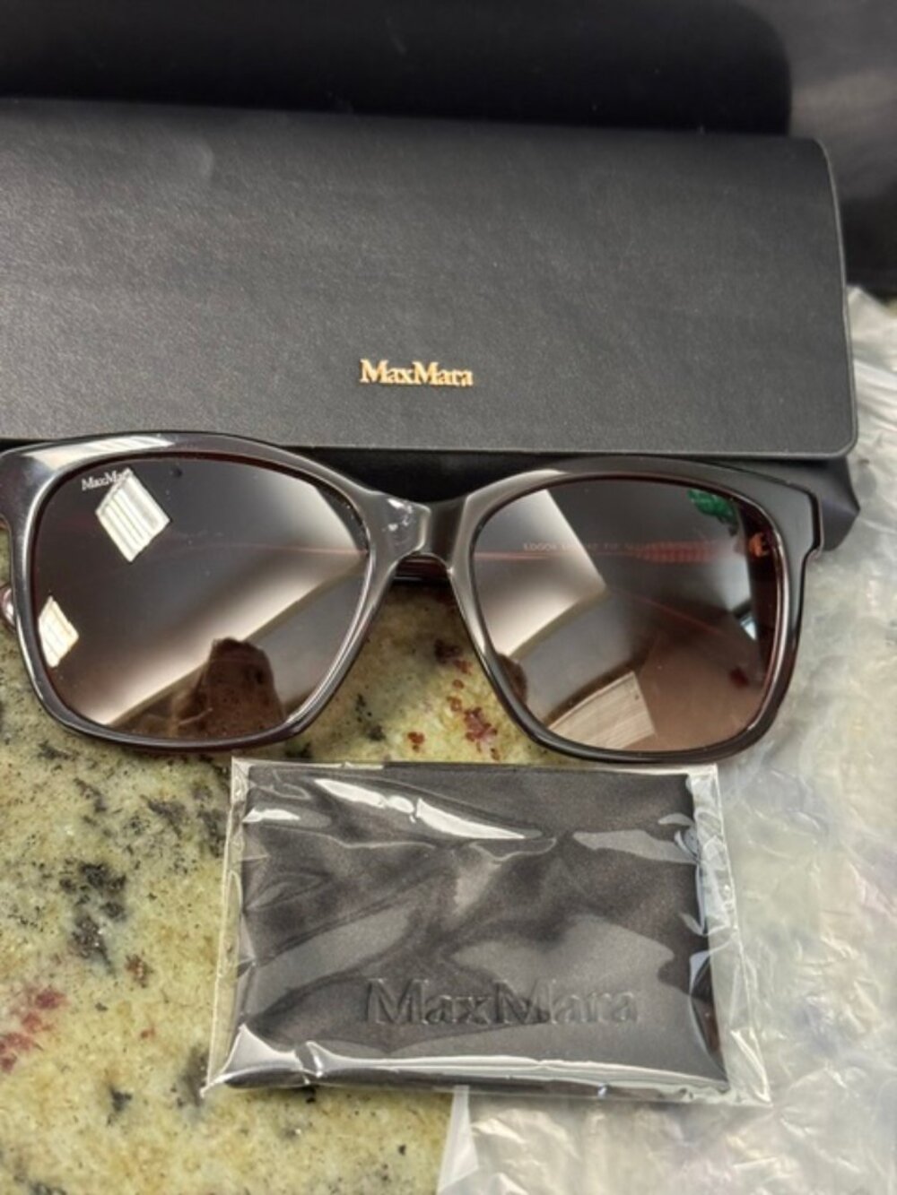 Max Mara MM0042 05B Bordeaux Cat-Eye Sunglasses 56-16-140 New w/Case FREE SHIP!!